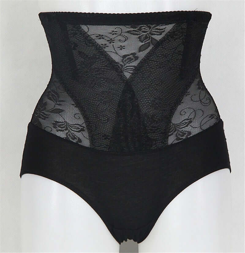 Gaine Dentelle Flowers Ventre Plat