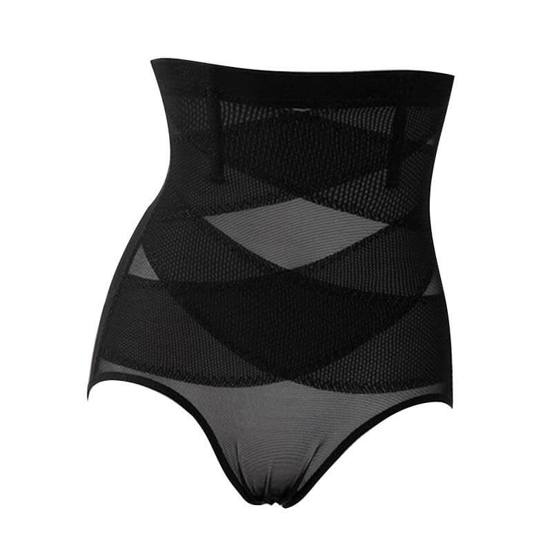 Culotte Gainante Taille Haute Invisible avec Bandes Croisées